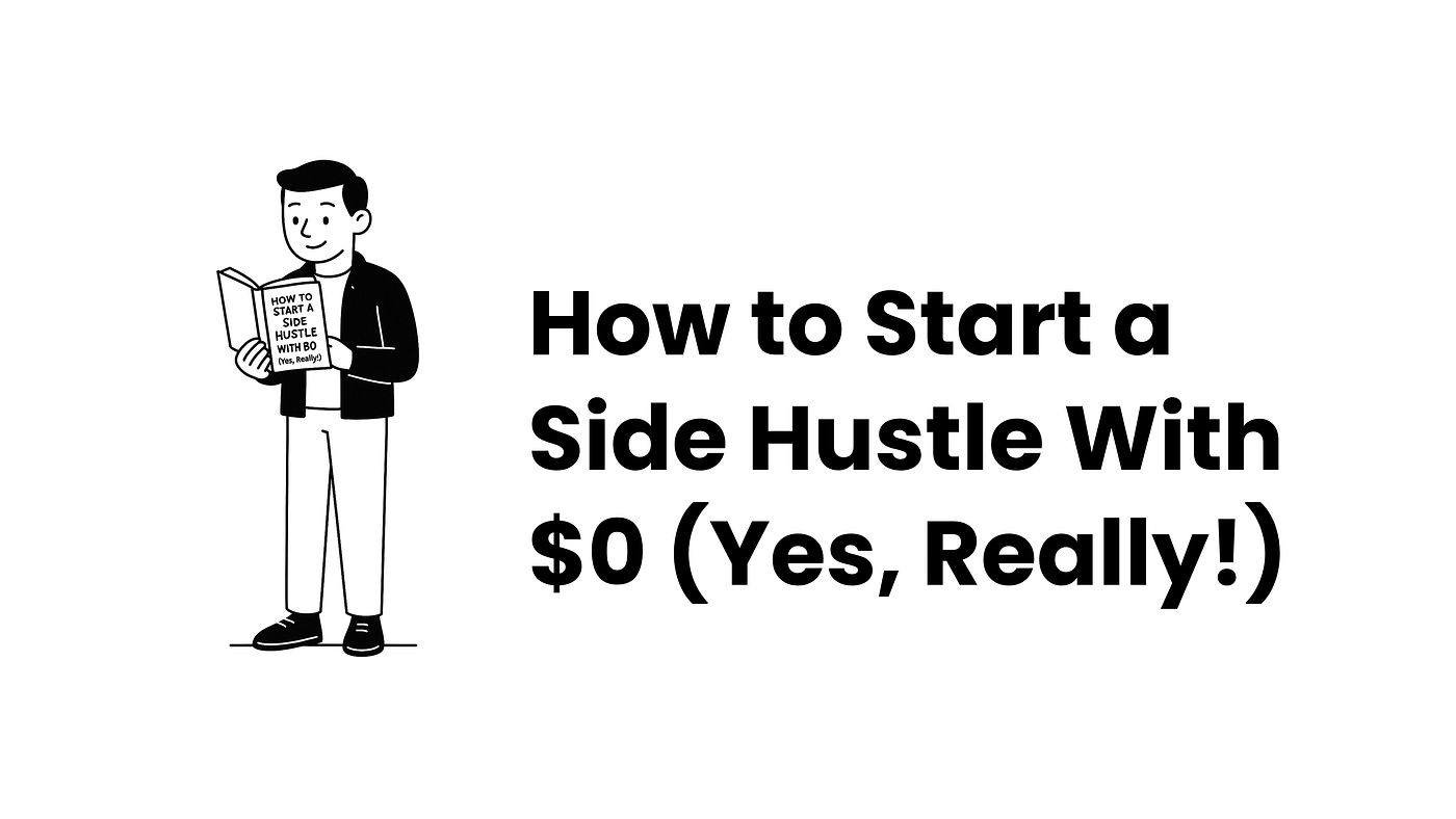 Start a $0 Side Hustle and Make Your First Income Online