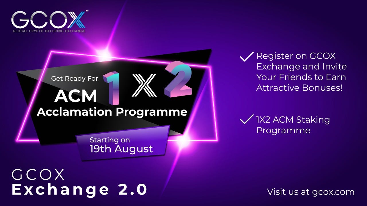 ACM 1X2 Acclamation Programme Preview | by GCOX Official | Medium
