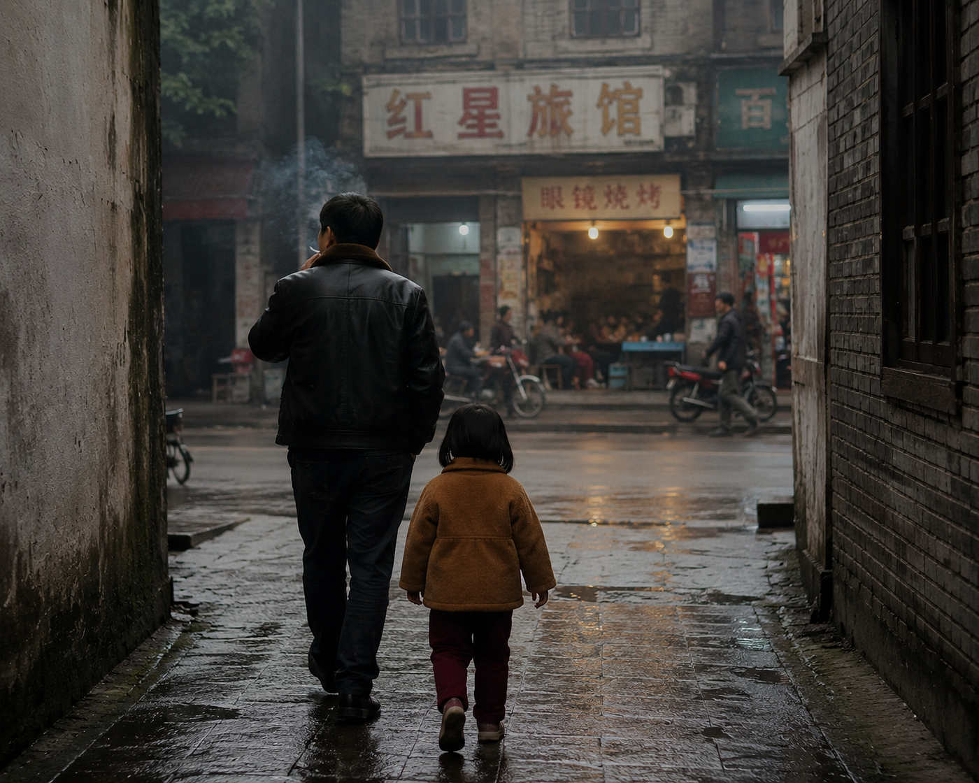 Walking Behind My Father