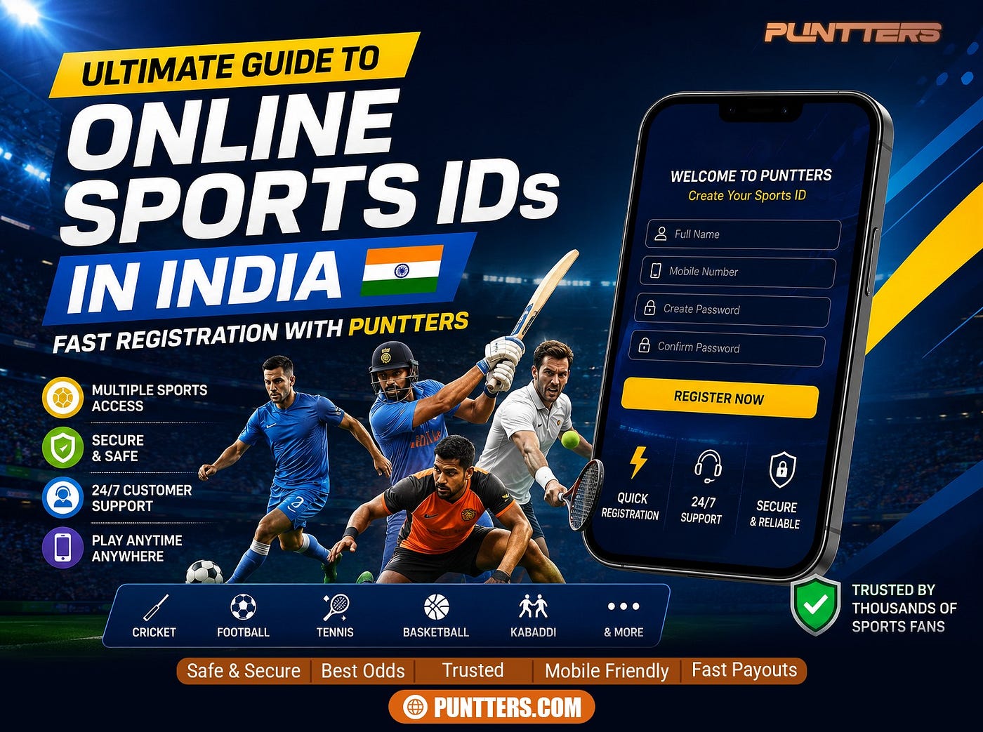 Ultimate Guide to Online Sports IDs in India | Fast Registration with Puntters