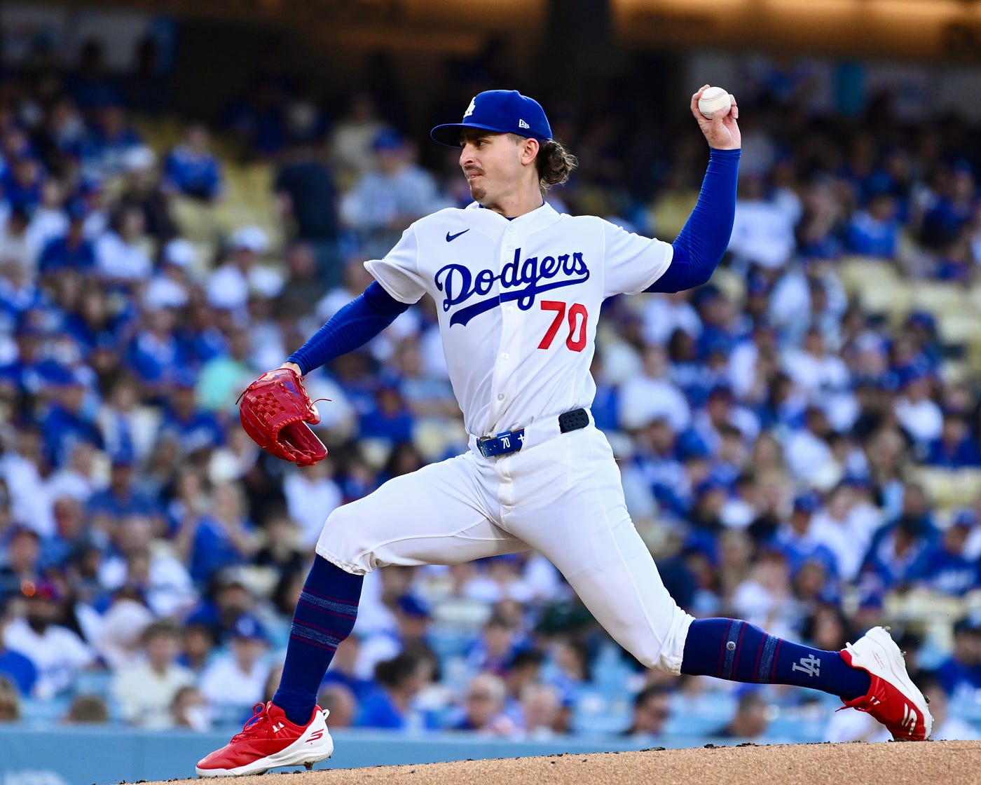 Justin Wrobleski leads Dodger shutout in lightning speed