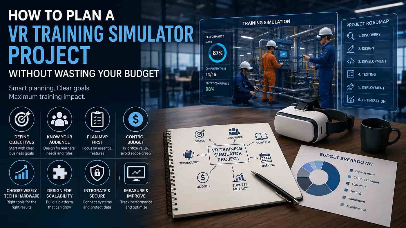 How to Plan a VR Training Simulator Project Without Wasting Your Budget