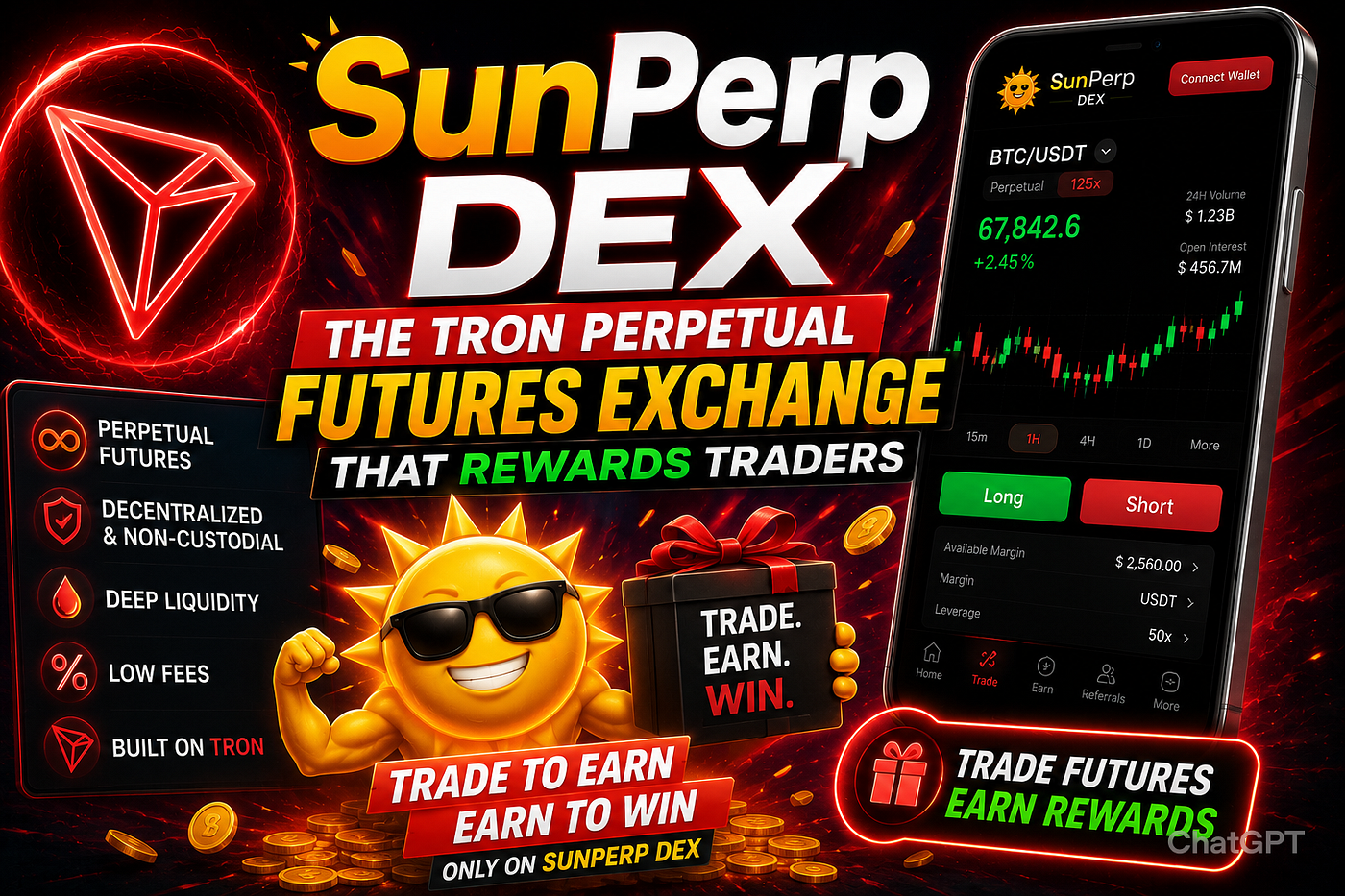 SunPerp DEX: The TRON Perpetual Futures Exchange That Rewards Traders