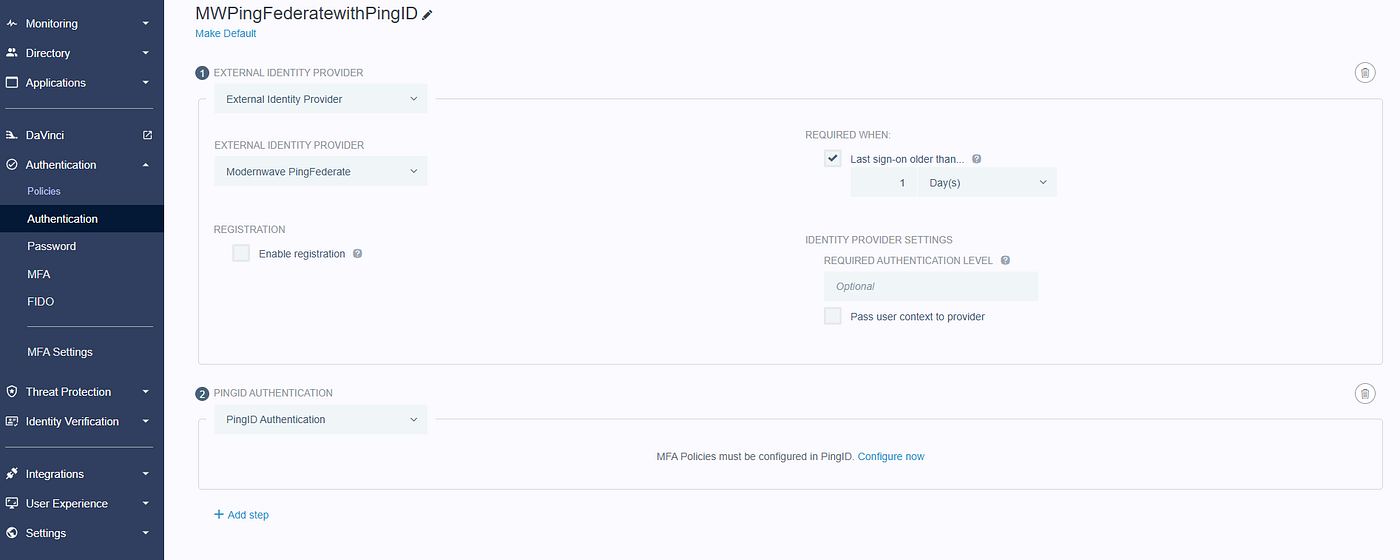 Designing Authentication Patterns for Workforce Applications