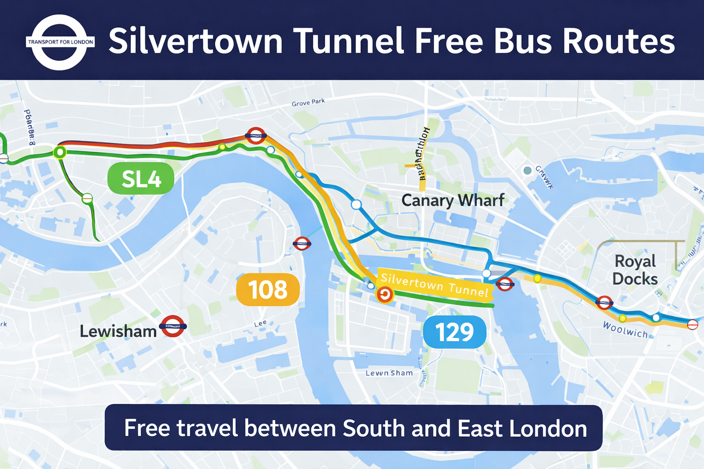 Free Bus Travel Continues in East London — What the Silvertown Tunnel Means for Commuters