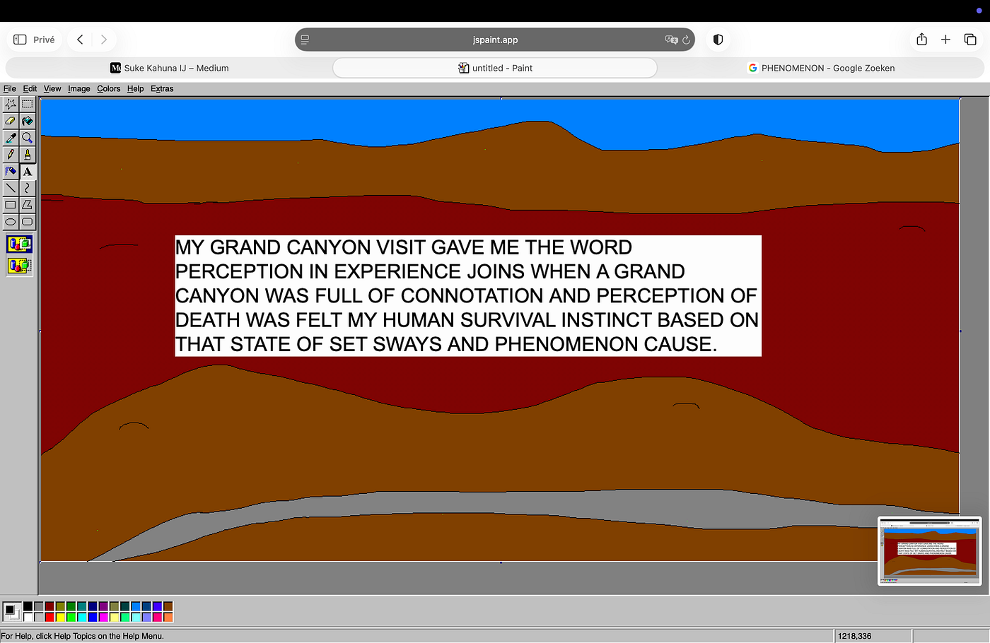 phenomenon grand canyon visit sways cause perception of death connotation