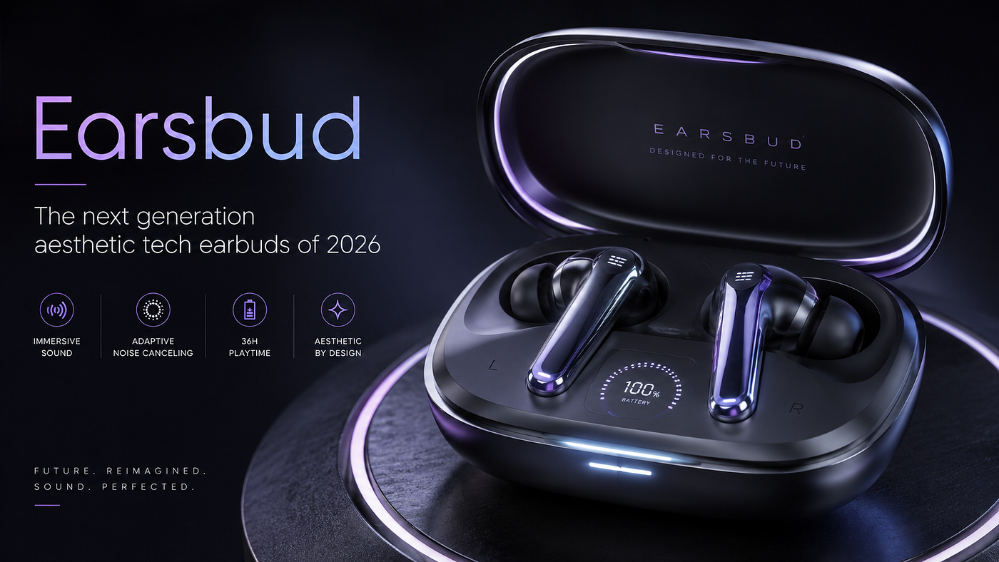 Earsbud: The Next Generation of Aesthetic Tech Earbuds in 2026