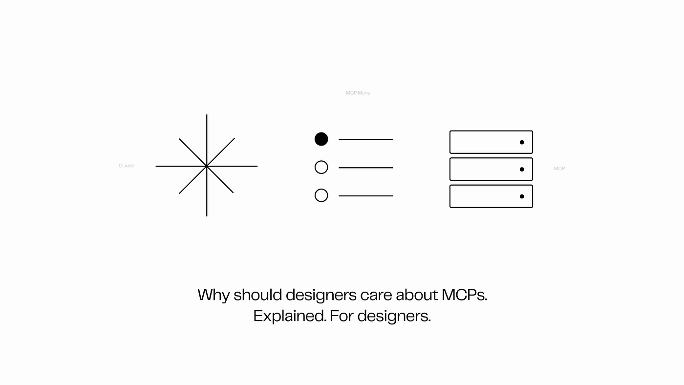 Why should designers care about MCPs — Explained. For designers.