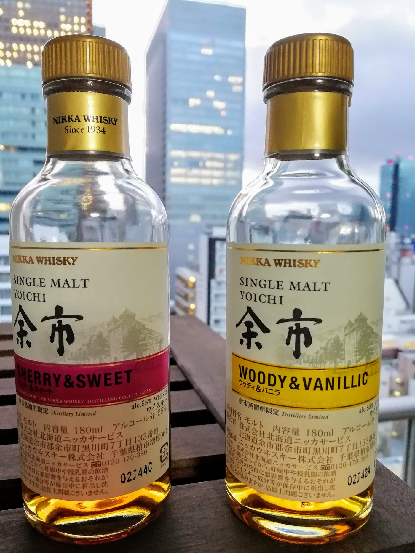 Japanese Whisky Review: Yoichi Woody & Vanillic, Sherry & Sweet