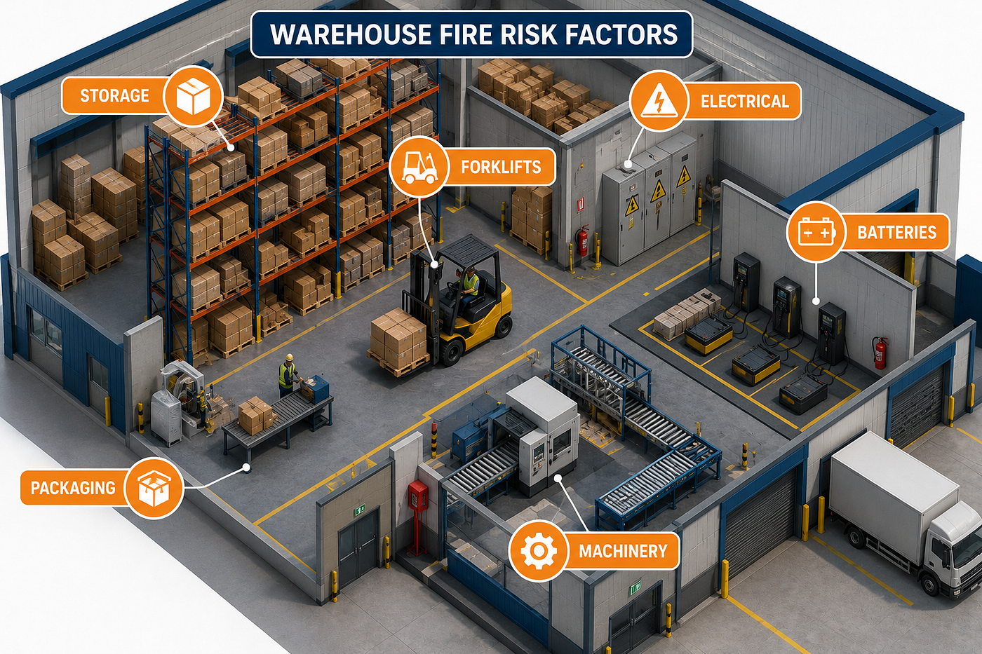 Fire Safety Risk Assessment for Warehouses and Distribution Centers