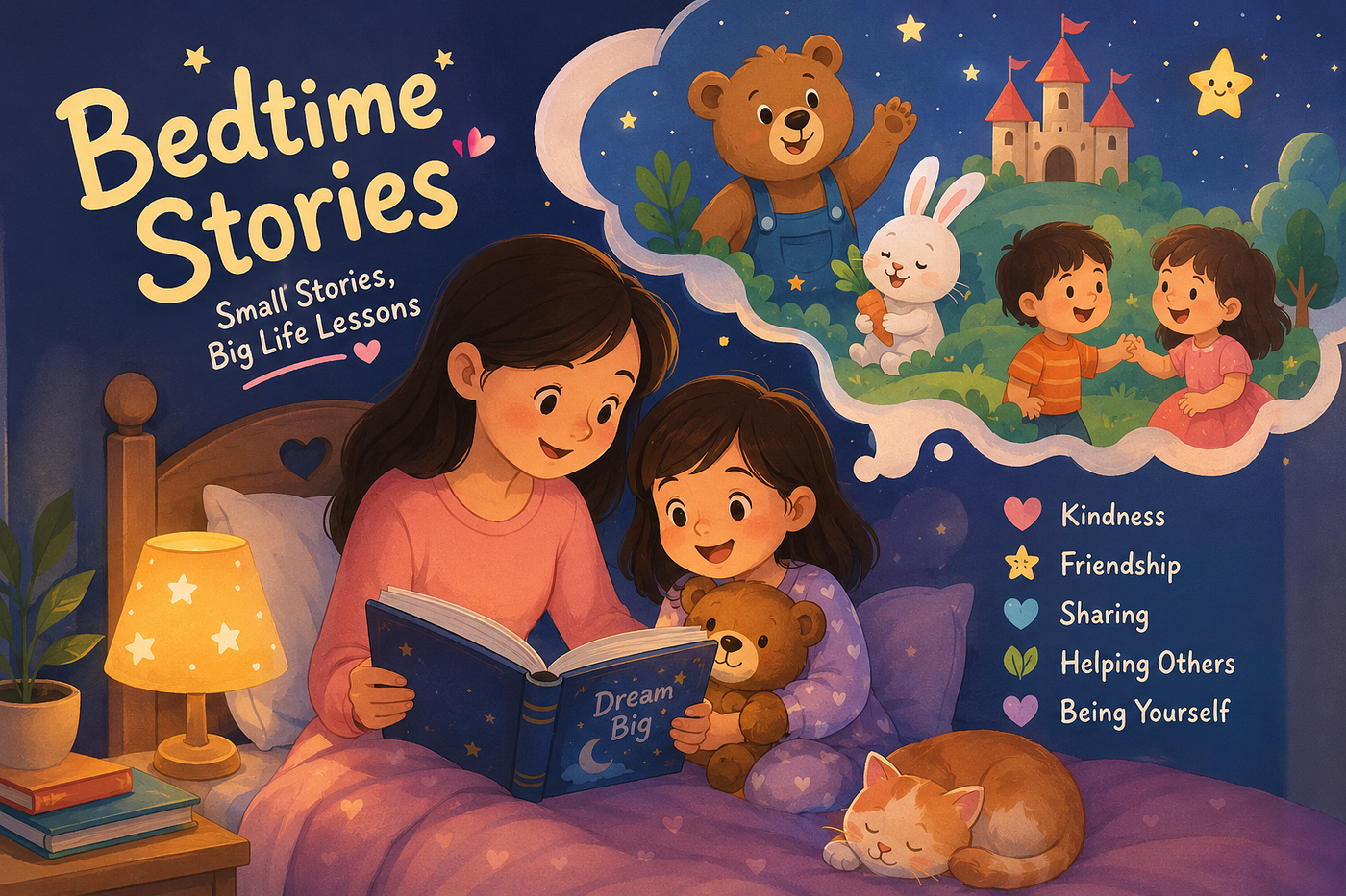 Bed Time Stories for Kids: Fun Stories With Important Life Lessons