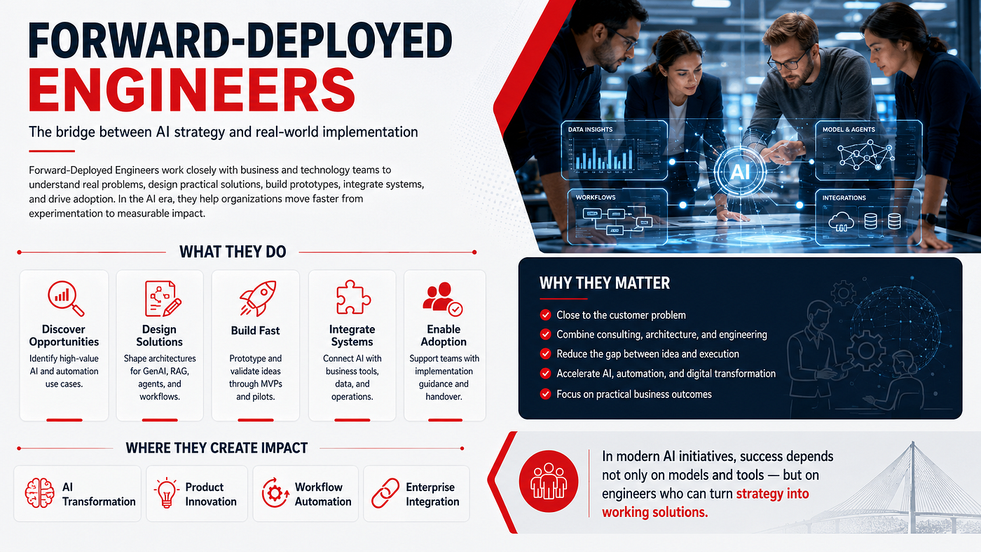 Forward-Deployed Engineers: The New Bridge Between AI Strategy and Real-World Implementation