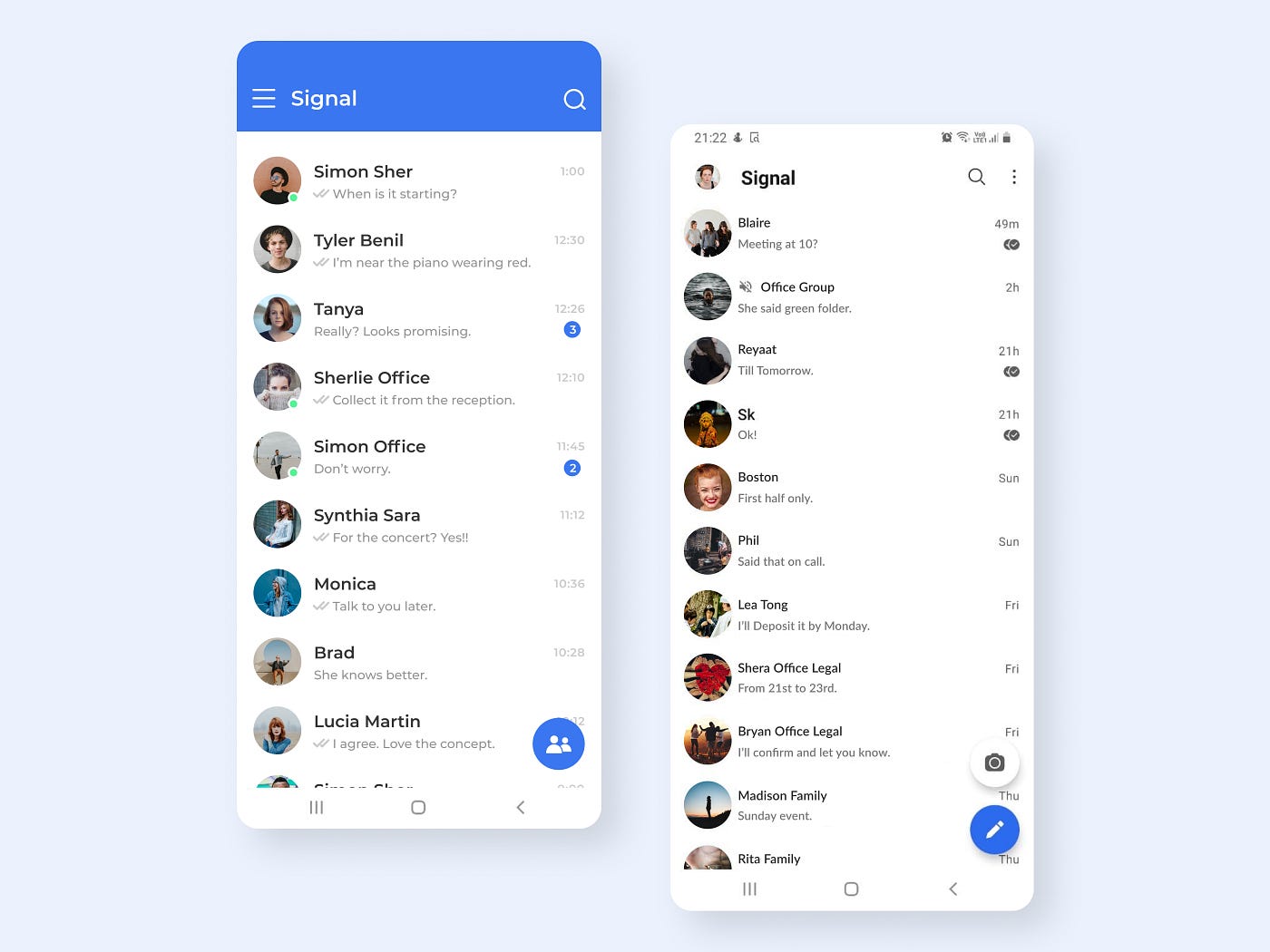 Case study: Redesigning the Signal app | by Muskan Raina | Bootcamp | Medium