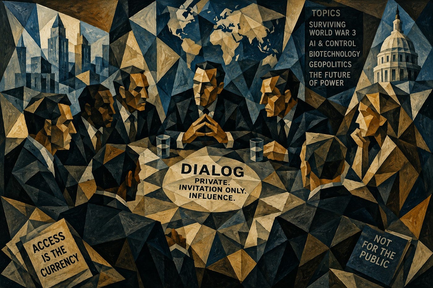 Reframing Democracy: What Peter Thiel’s Dialog Network Reveals About America’s Parallel Society