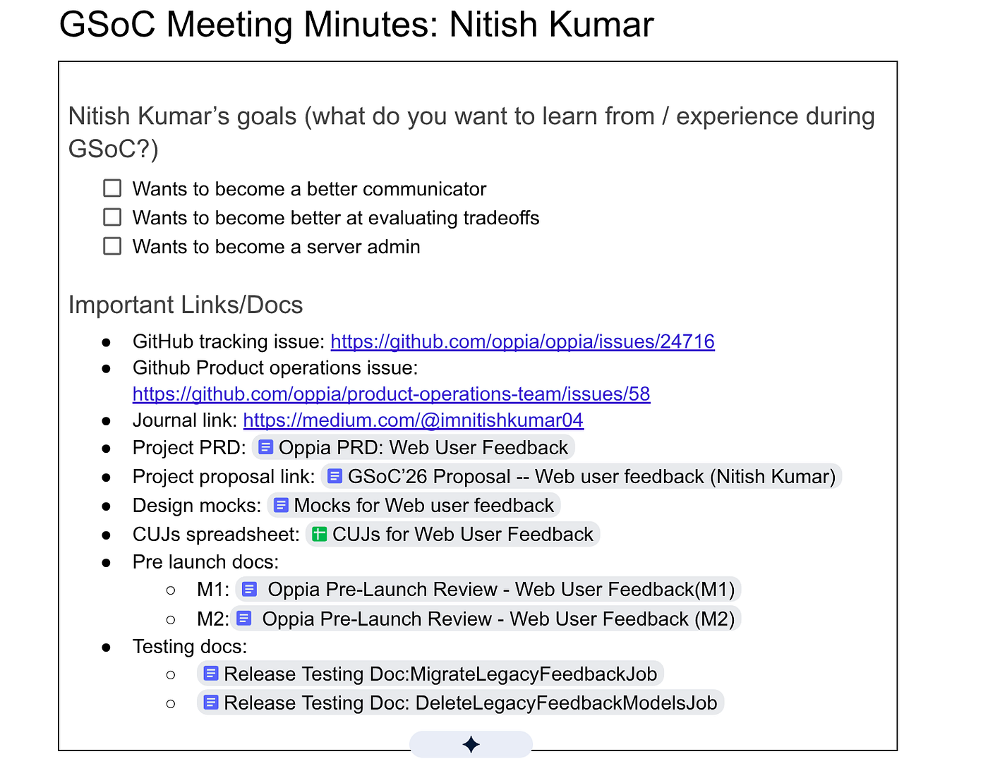 GSoC Journal: Week 2-Designs, Docs, and Decisions