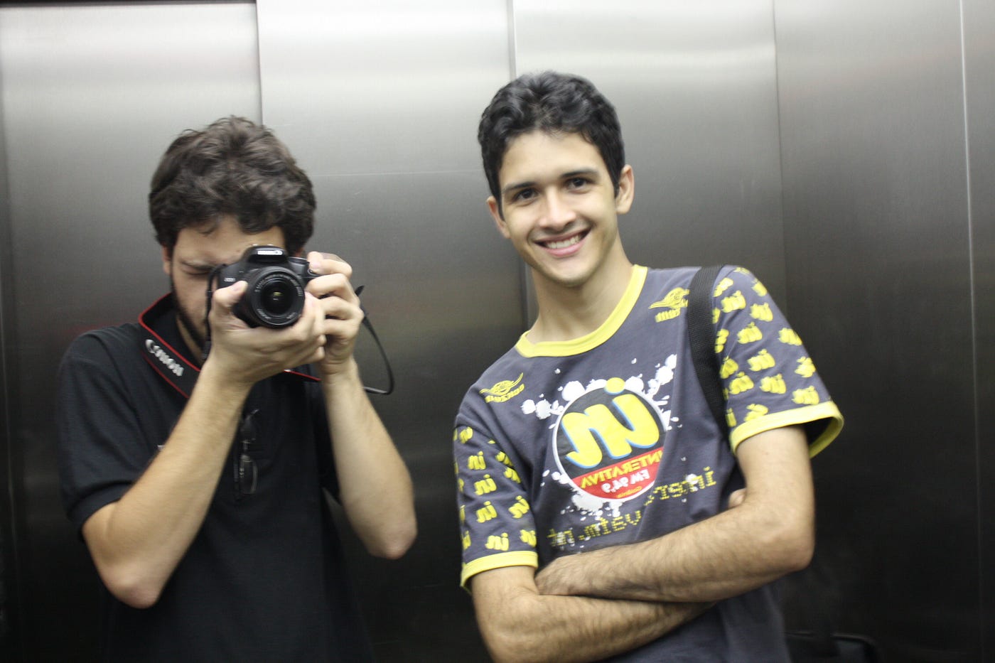 Quando a câmera saiu do rosto