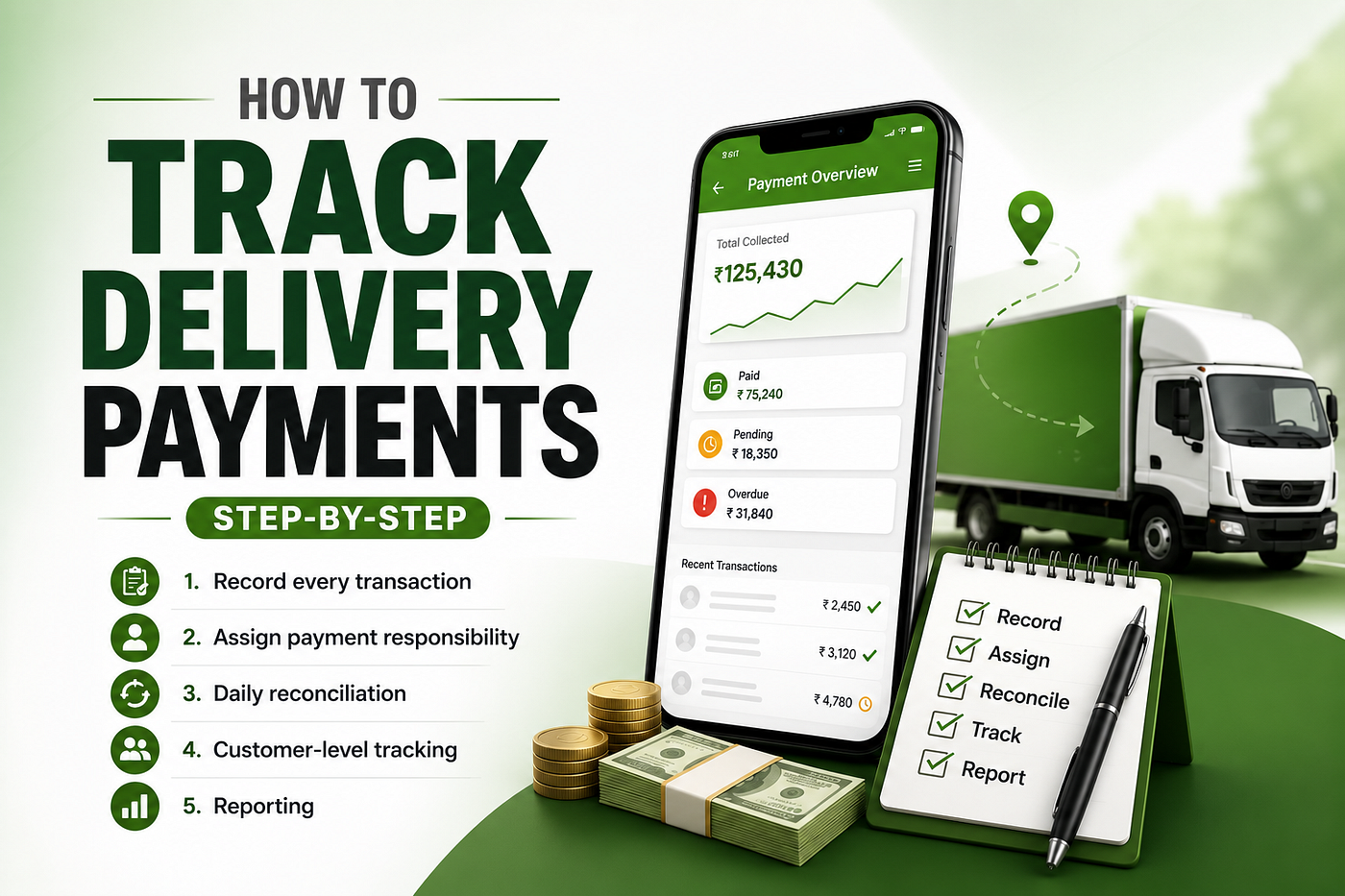 How to Track Delivery Payments Properly (Step-by-Step)