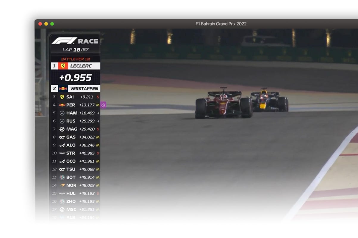 A design perspective on the new (and frustrating) Formula One TV graphics |  by Karin Uli | UX Collective