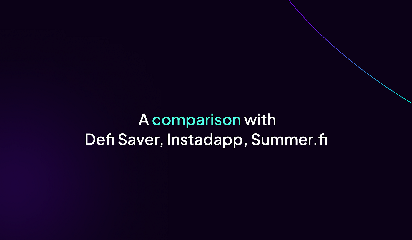 A comparison with Defi Saver & Instadapp | Contango
