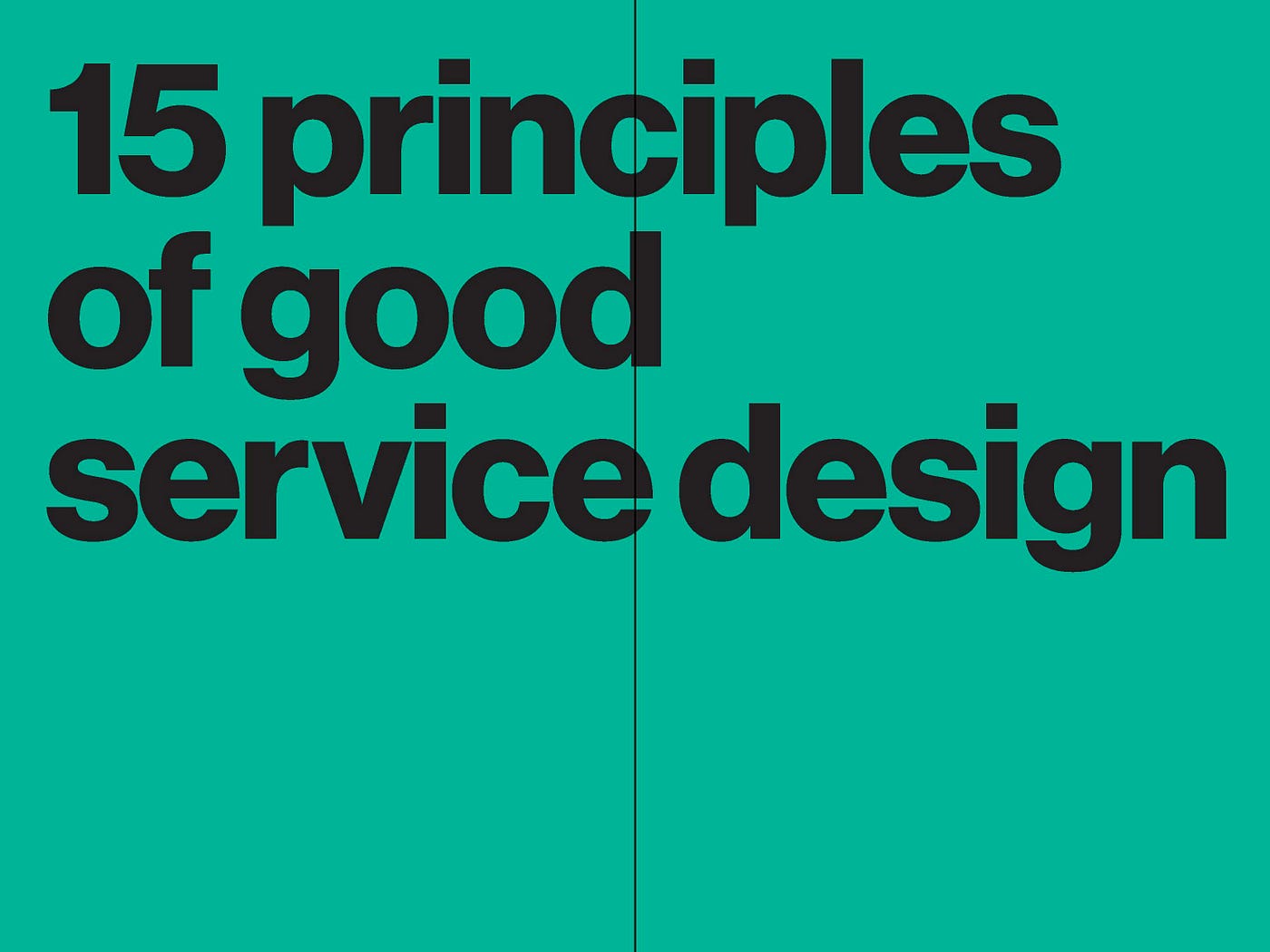 Introducing the good services scale – Lou Downe