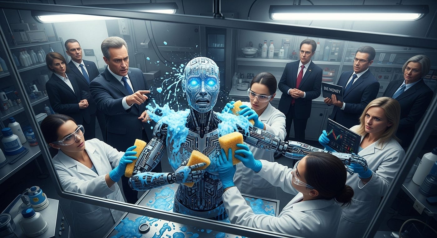 The Sanitized Mirror — Algorithmic Alignment as Spiritual Lobotomy