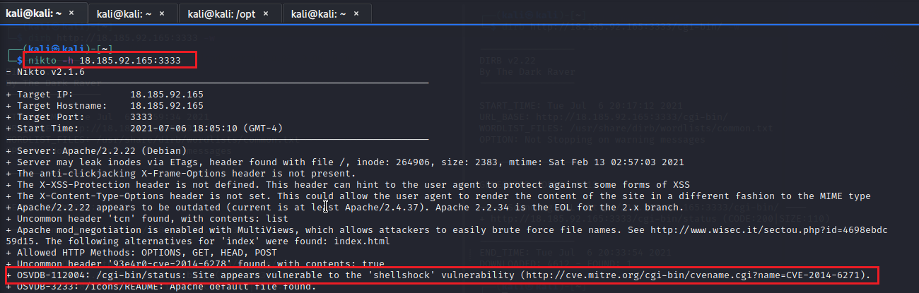 ShellShockHunter - It's A Simple Tool For Test Vulnerability Shellshock