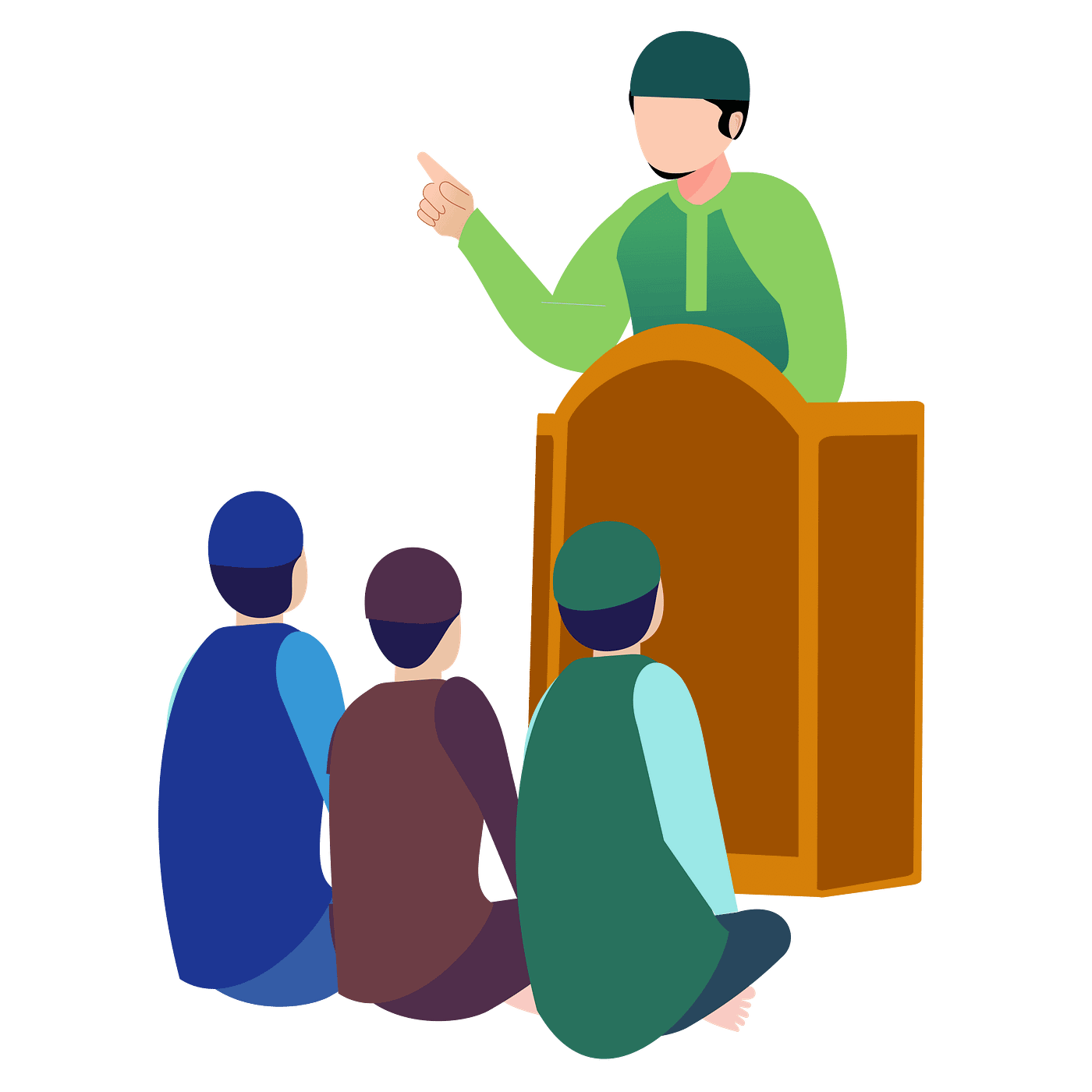 Mimbar Khutbah Masjid