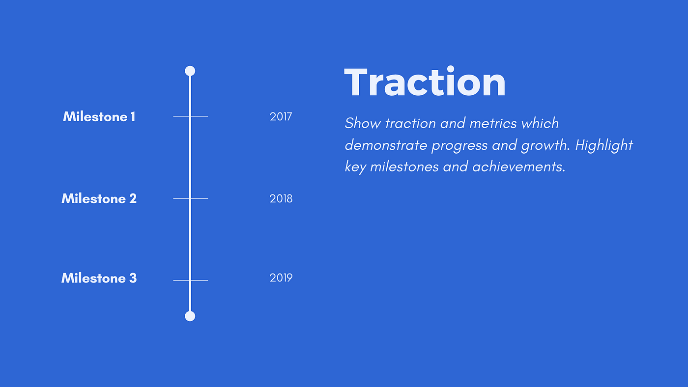 Pitch Deck Pointers Part 8: The Traction Slide, by Innovation Bay