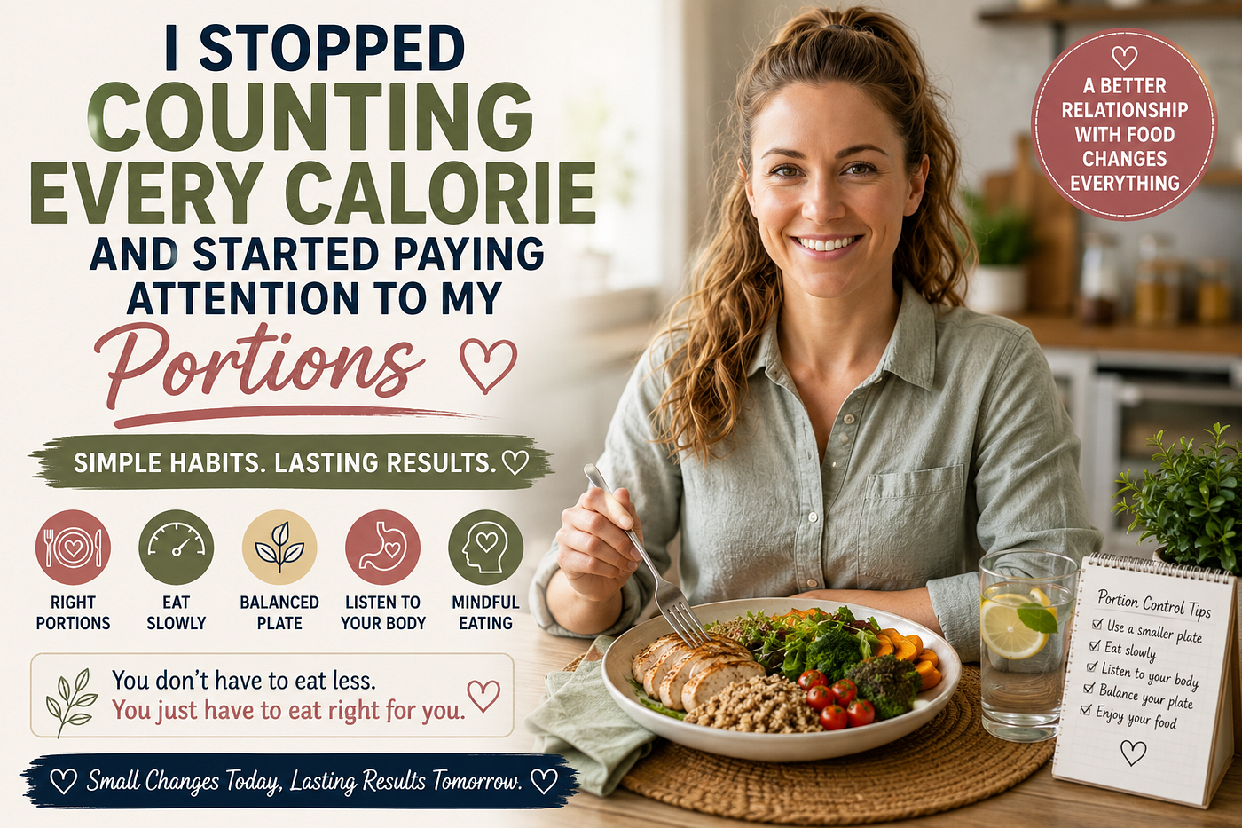 I Stopped Counting Every Calorie and Started Paying Attention to My Portions