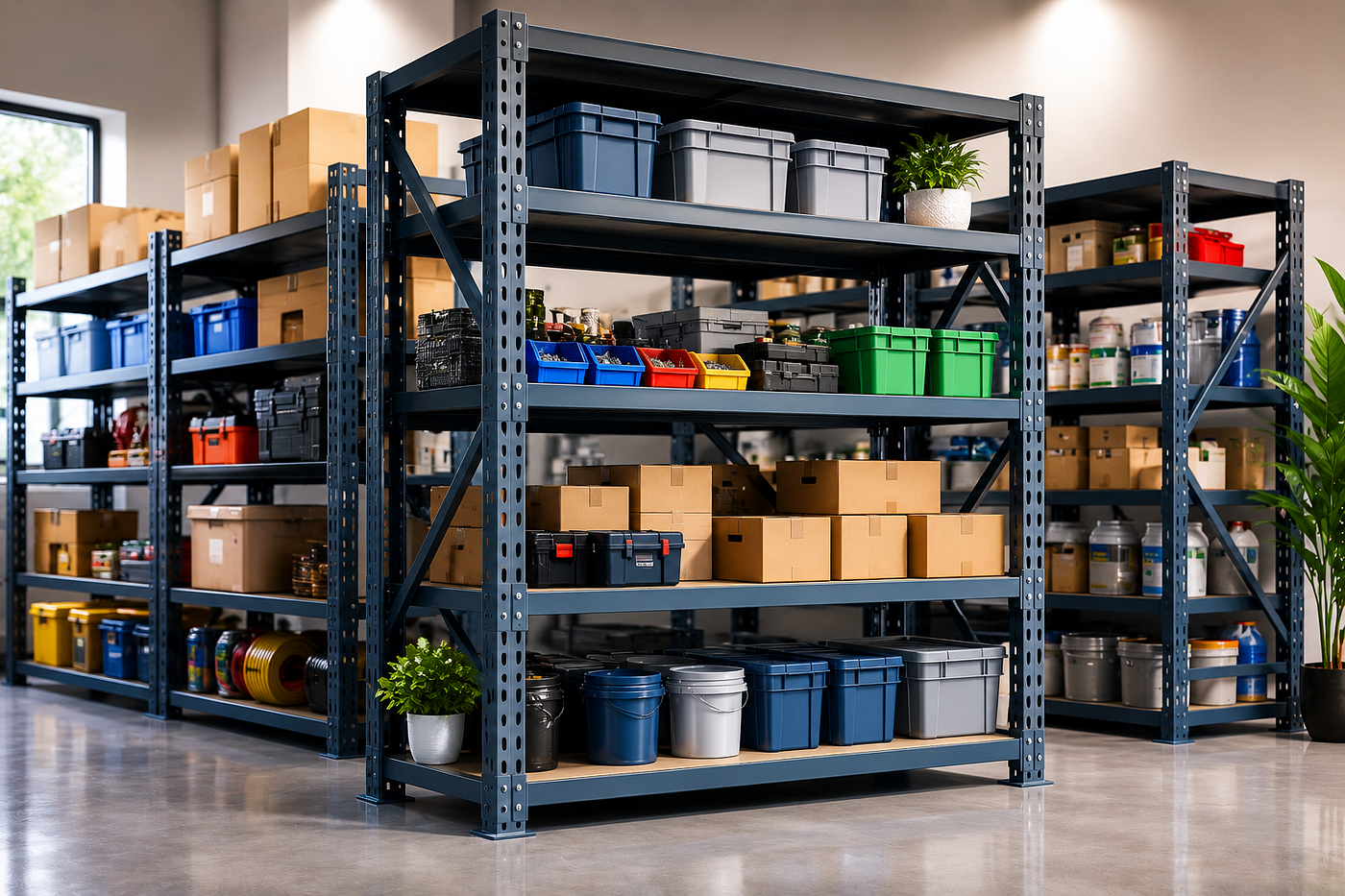 Customized Slotted Angle Racks in Idukki — Smart Storage Solutions for Every Industry