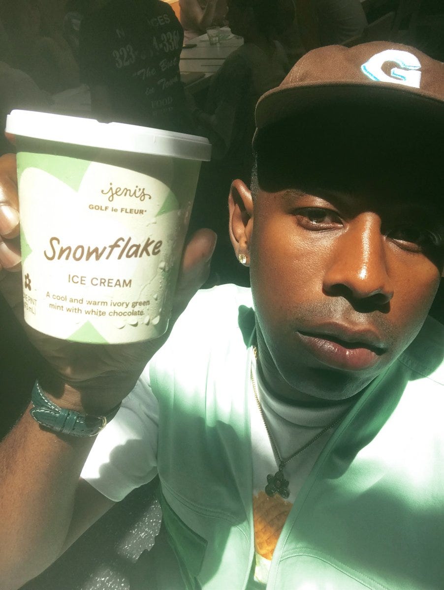 Tyler the creator ice outlet cream