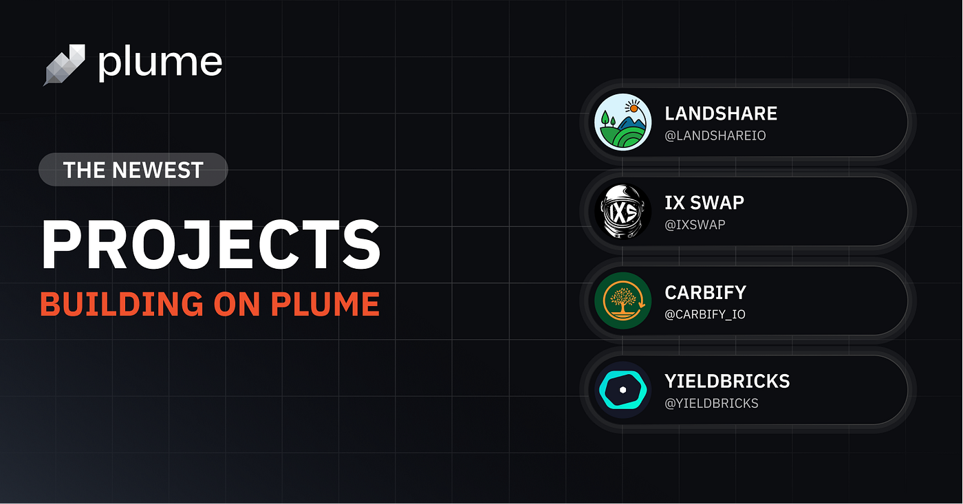 New Projects deployed on Plume 🪶 [Feb 18 — Feb 24] | by Plume Network |  Medium