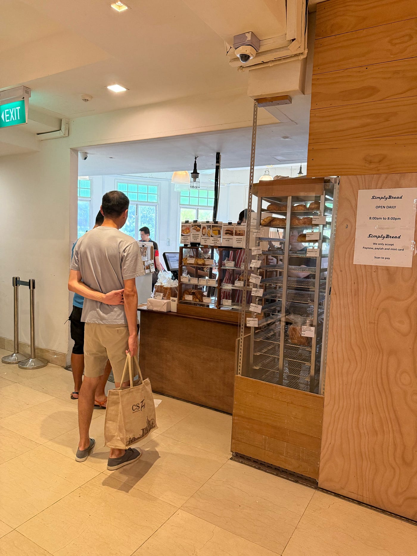 Photos by author: noticed that a new French cafe as replaced an old local one