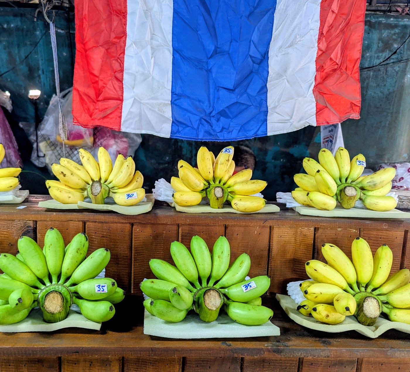 Thailand is home to over 50 varieties of bananas,