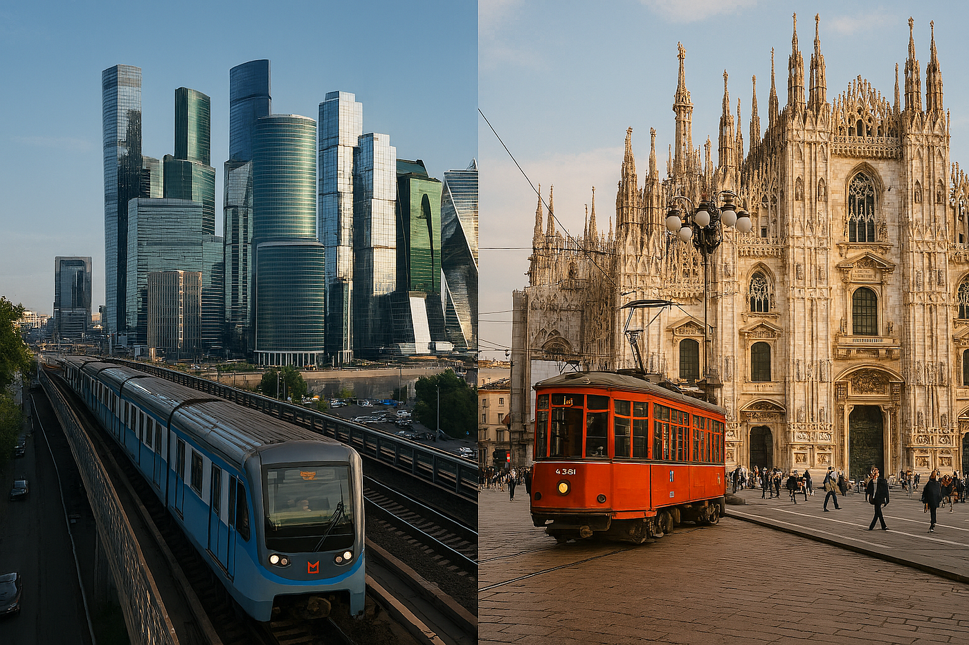 DUE METROPOLI, DUE MODELLI DI BELLEZZA
