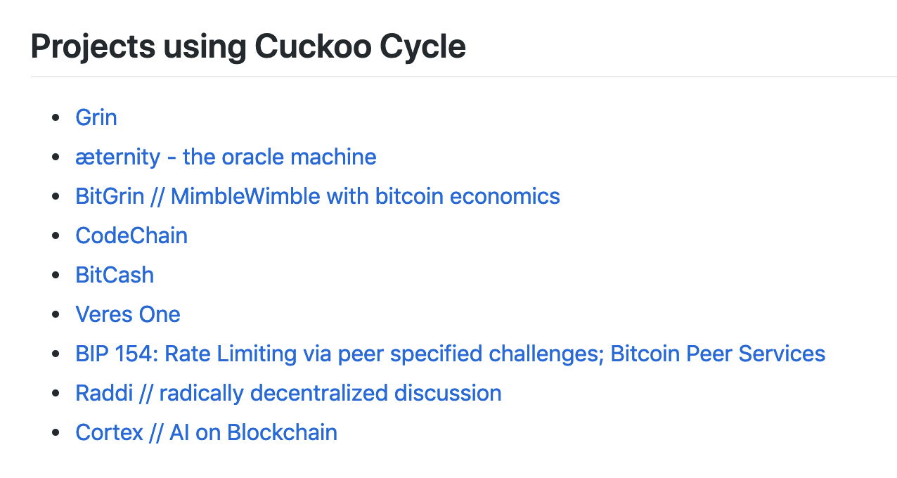 같은 Cuckoo Cycle알고리즘을 채택하였지만, Cortex와Grin의 방향과 메커니즘은 확실히 다릅니다. | by Shen Xi  | Cortex Labs | Medium