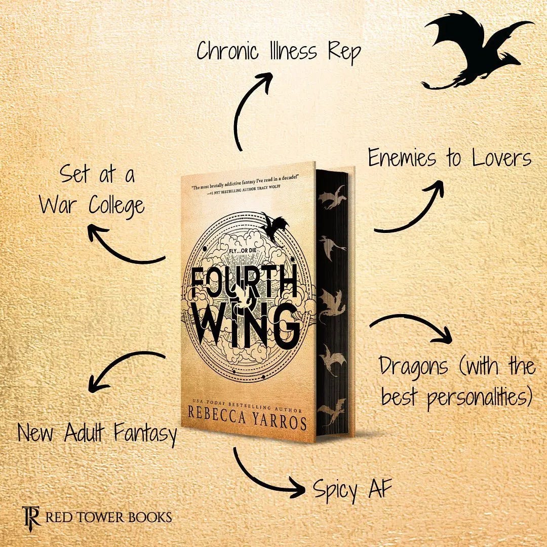 Why You Should Read the Book of the Year — Fourth Wing and Soon Iron Flame, by Samantha Panther