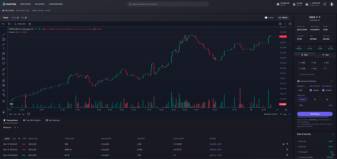 Photon — A new generation of trading | by DaedalusOfCrete | Medium
