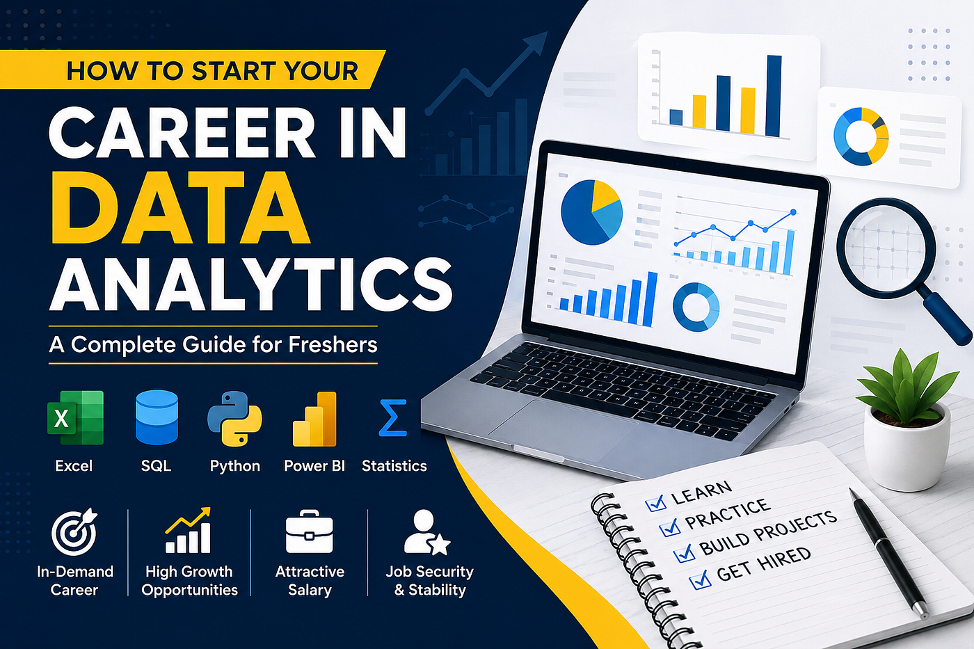 How to Start Your Career in Data Analytics: A Complete Guide for Freshers