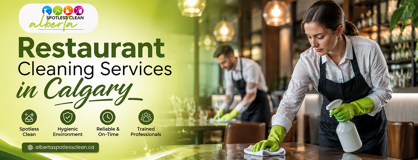 Looking for Restaurant Cleaning Services in Calgary? Choose Alberta Spotless Clean