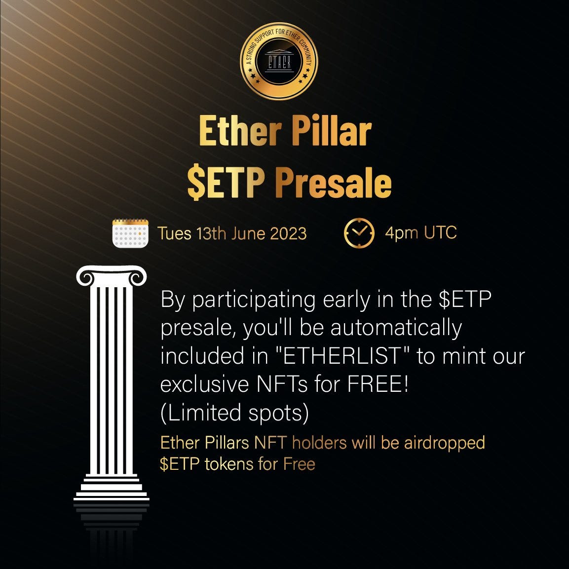 Introducing Ether Pillar: A Strong Support and Foundation Built For The  Ether Community | by Ether Pillar | Medium