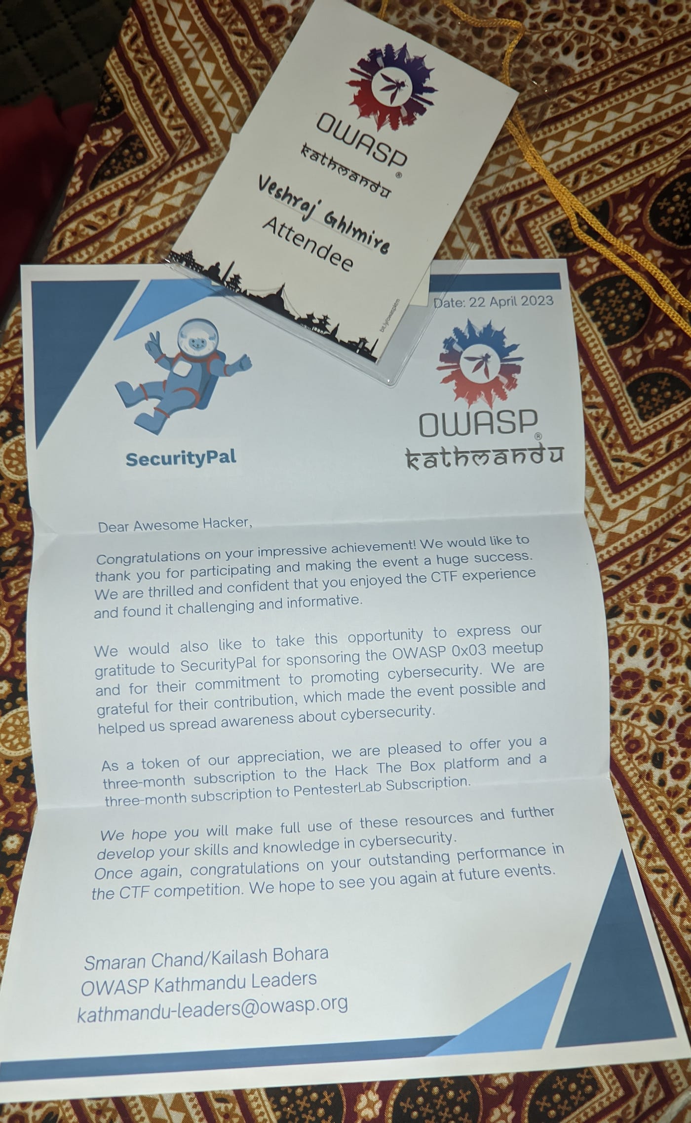 OWASP KTM 0x03 CTF writeup. Hi there! I hope you're all having a…, by  Veshraj Ghimire, PenTester Nepal
