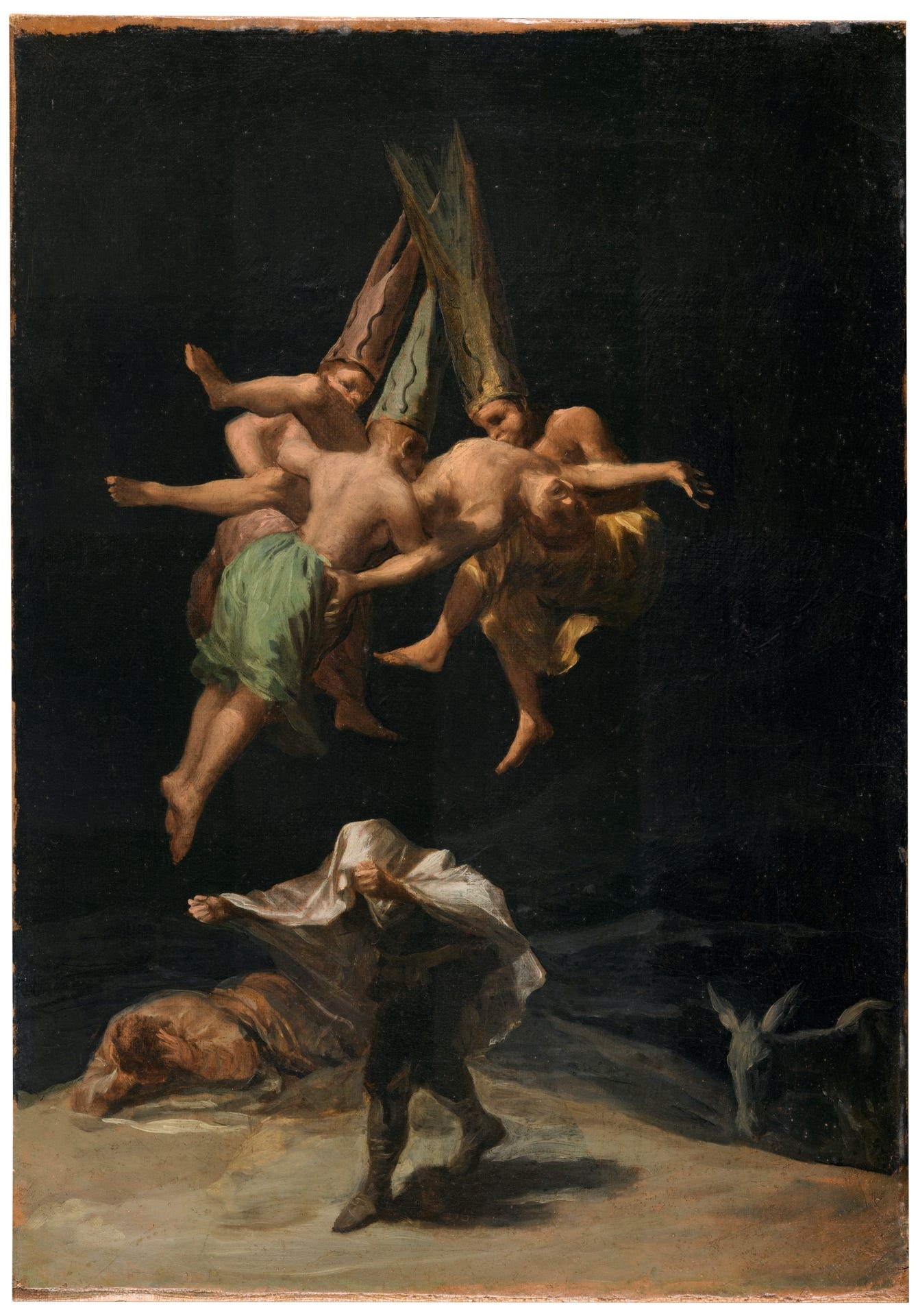 Spooky Art: Witches' Flight by Francisco Goya | Maria Cristina | Medium