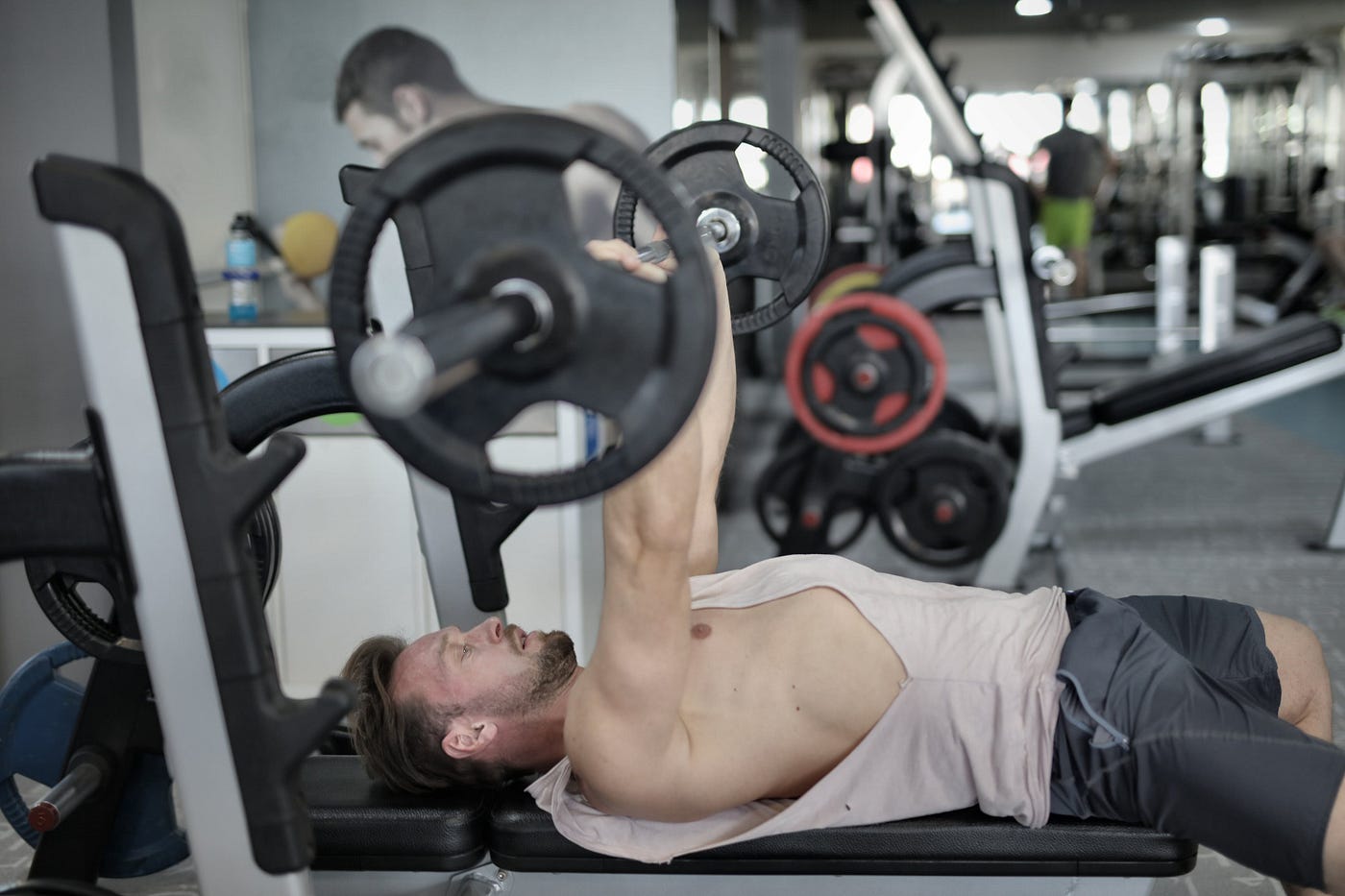 Bench press punching discount power