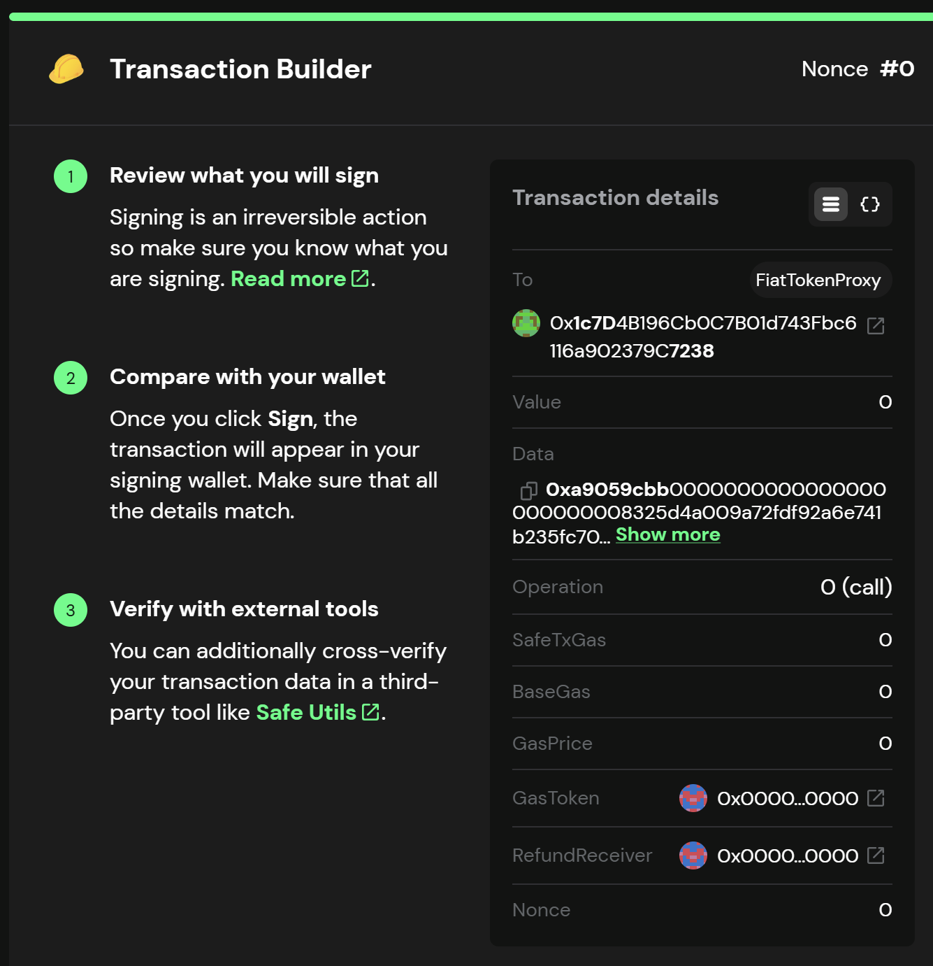 How to verify your transactions in Safe Multi-sig | by Maikel Ordaz | Block  Magnates