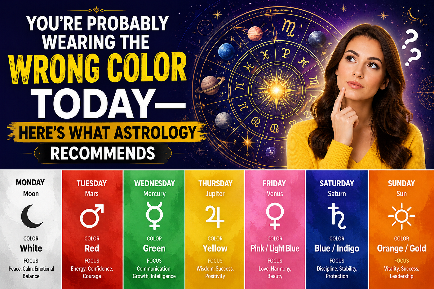 You’re Probably Wearing the Wrong Color Today — Here’s What Astrology Recommends