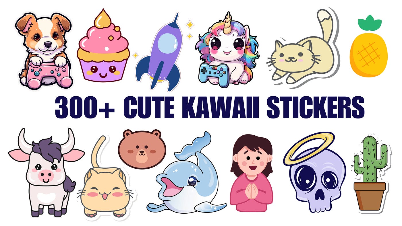 Prompts for Cute Kawaii Sticker Graphic by Milano Creative