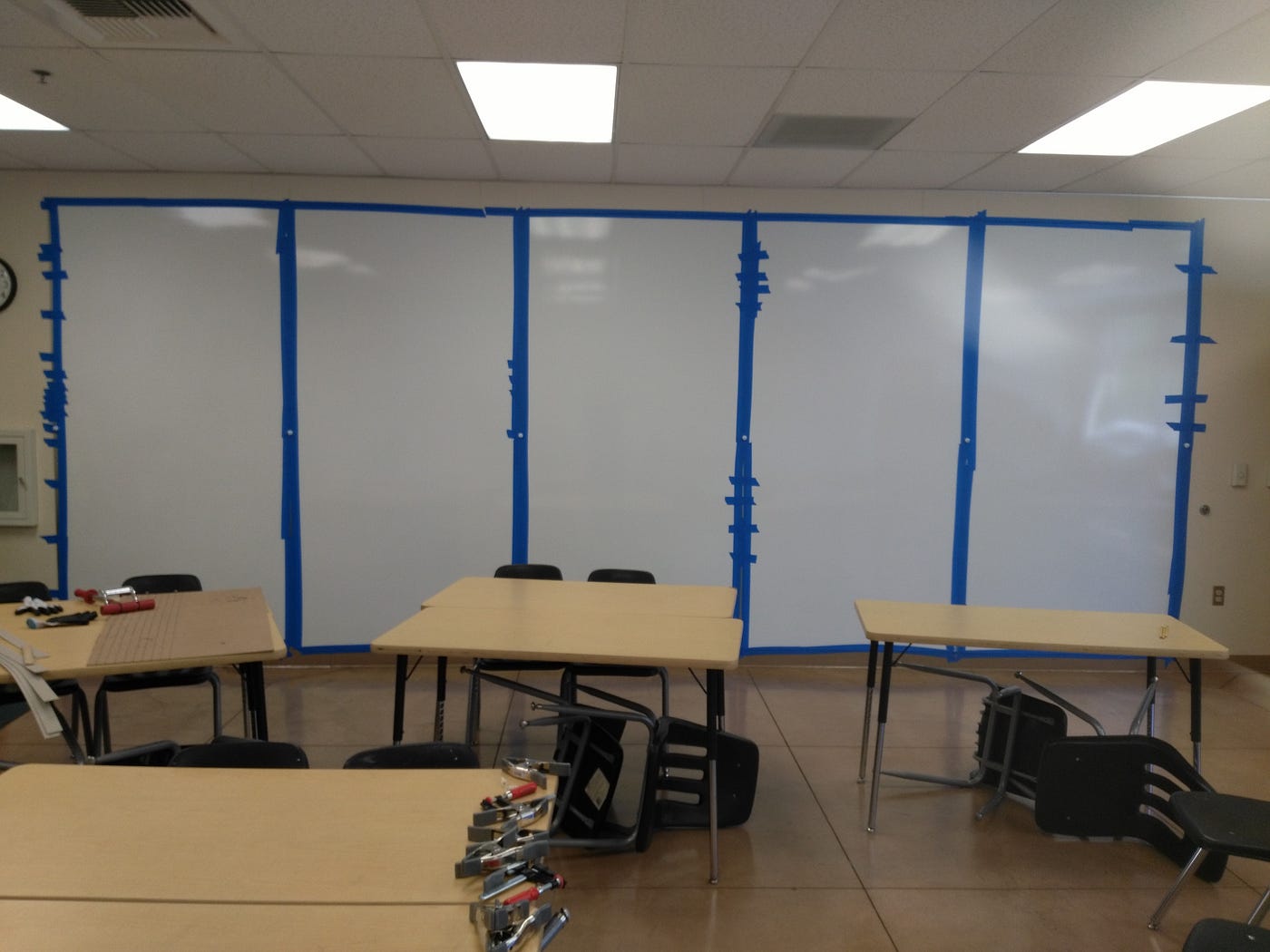 DIY whiteboard wall - write on your walls! – Mr. Kate