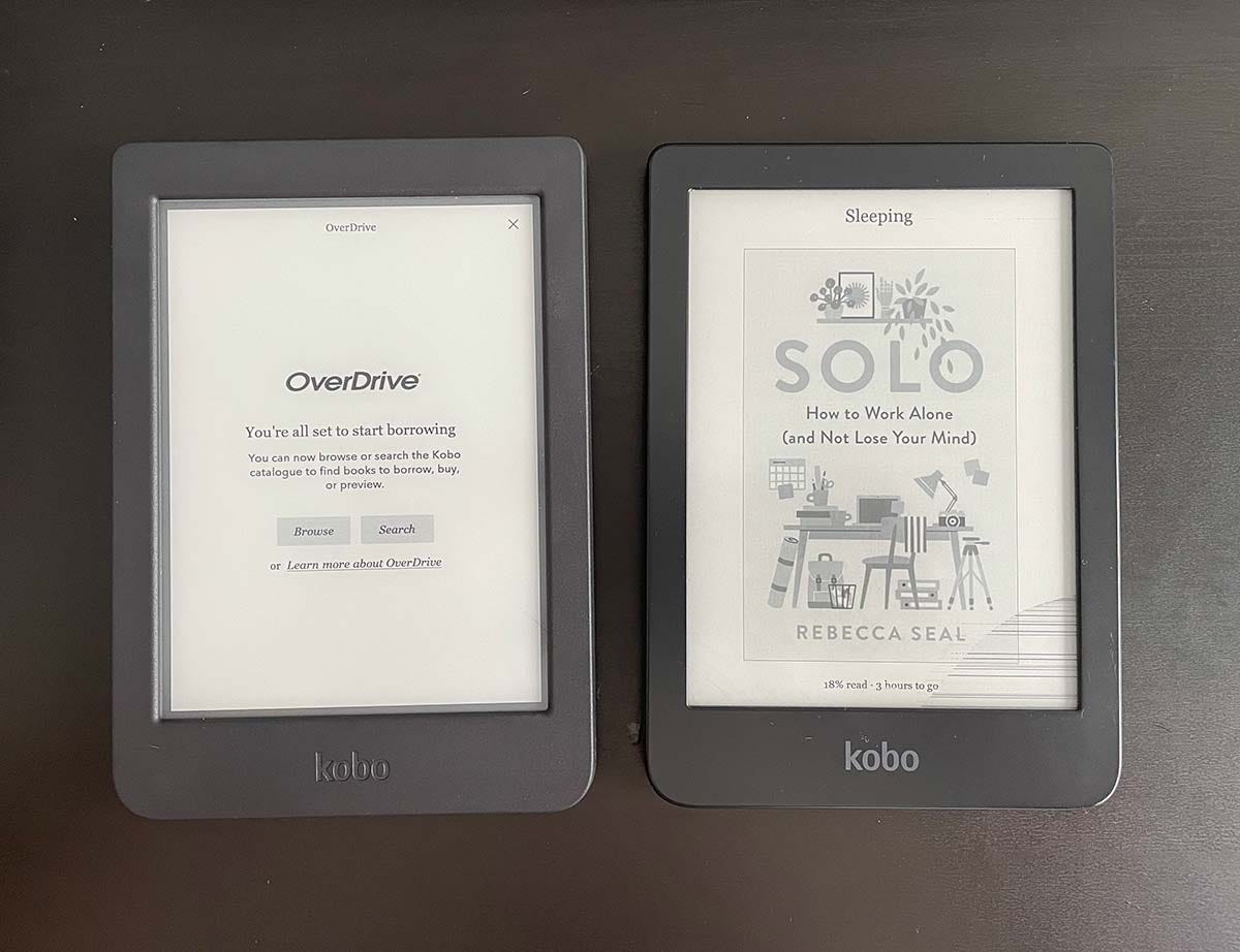 KINDLE vs KOBO NIA : Side by Side e-Reader Comparison 