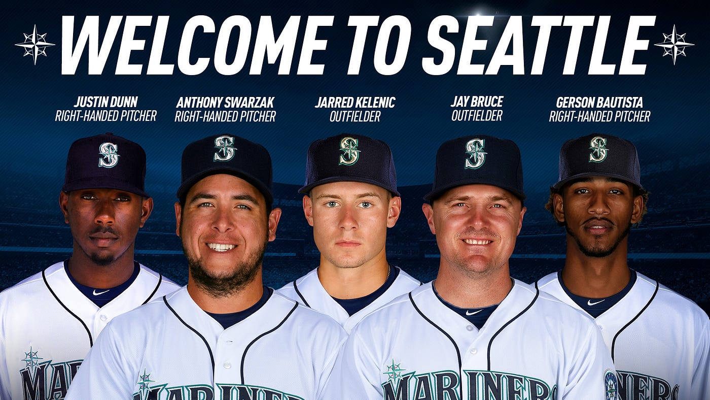 Mariners Acquire 5 Players from New York-NL
